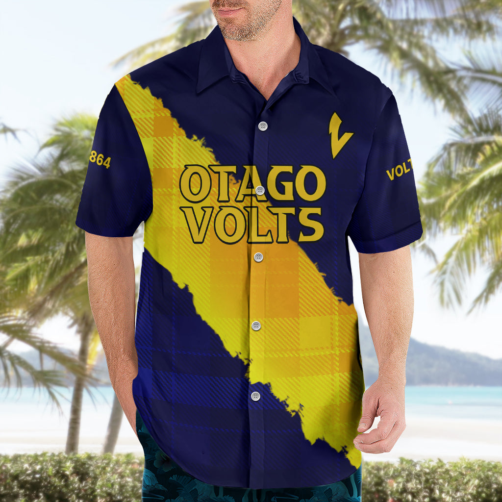 New Zealand Otago Cricket Hawaiian Shirt The Volts Simple Style - Vibe Hoodie Shop