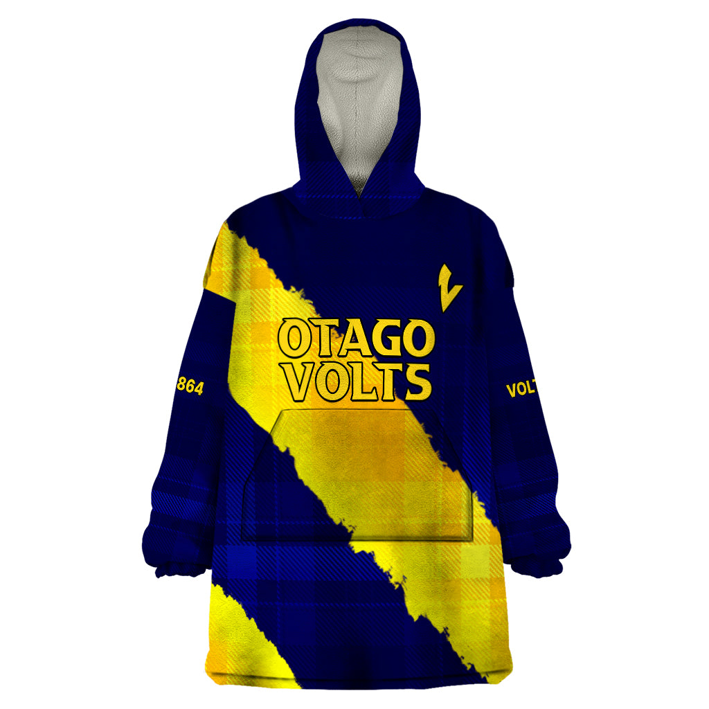 New Zealand Otago Cricket Wearable Blanket Hoodie The Volts Simple Style - Vibe Hoodie Shop