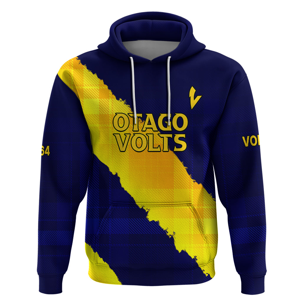 (Custom Text And Number) New Zealand Otago Cricket Hoodie The Volts Simple Style LT9 - Vibe Hoodie Shop