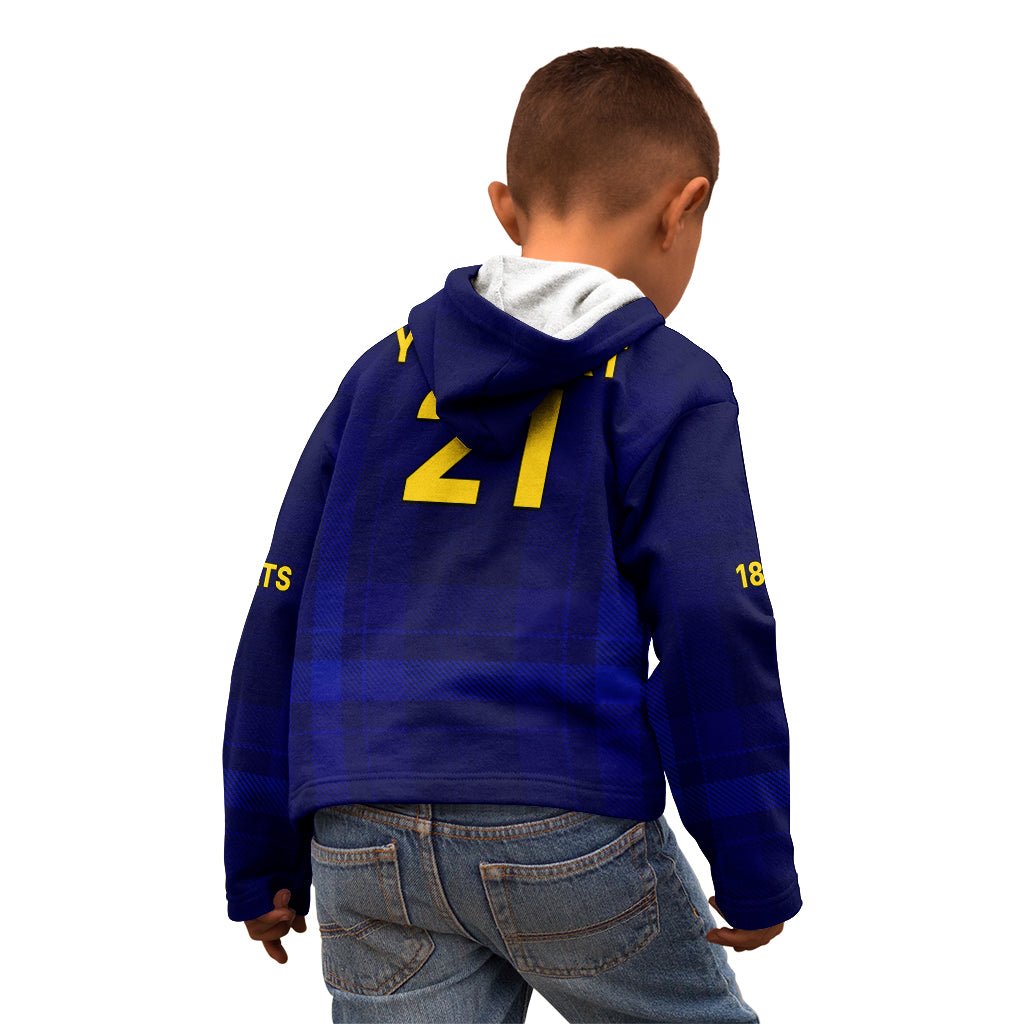 (Custom Text And Number) New Zealand Otago Cricket Kid Hoodie The Volts Simple Style - Vibe Hoodie Shop