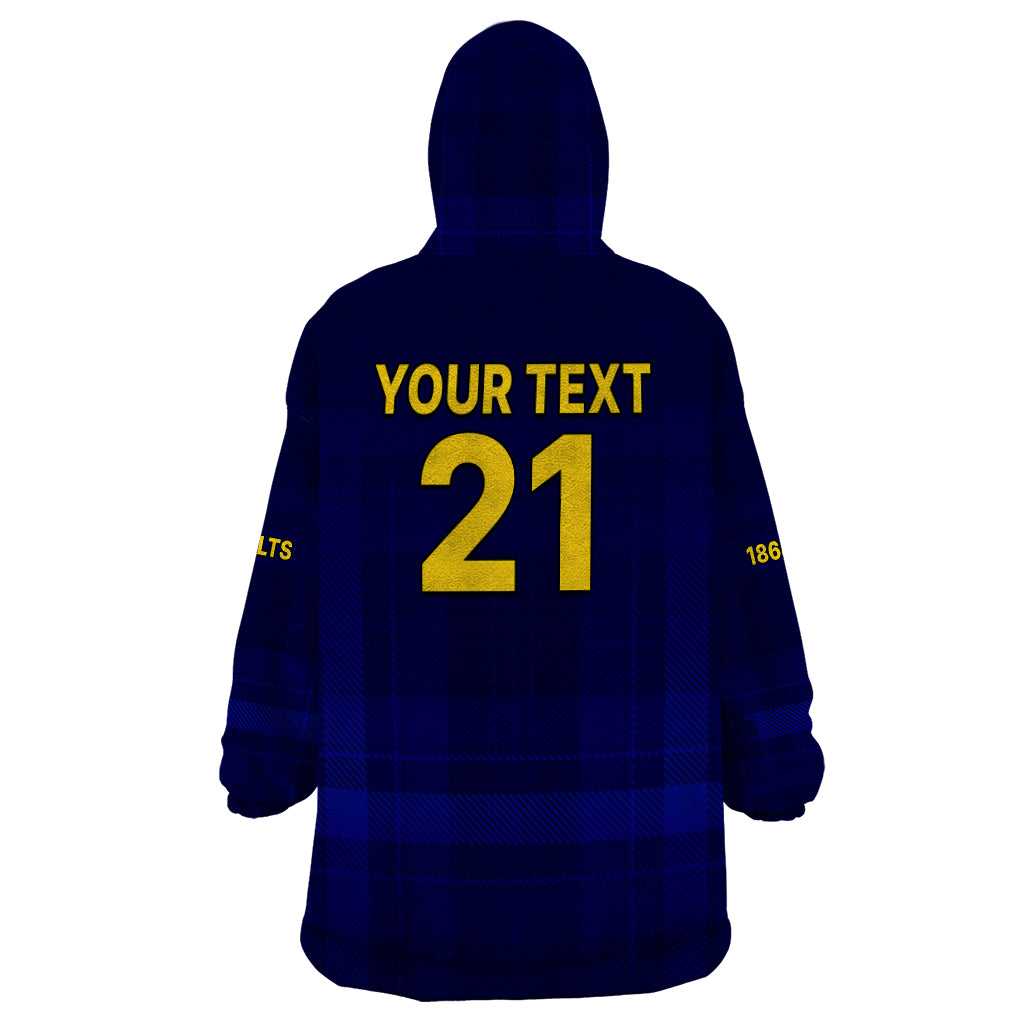 (Custom Text And Number) New Zealand Otago Cricket Wearable Blanket Hoodie The Volts Simple Style - Vibe Hoodie Shop