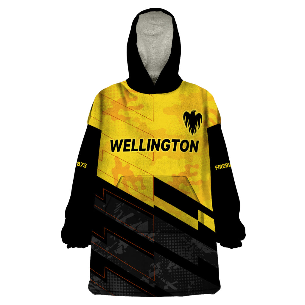 New Zealand Wellington Cricket Wearable Blanket Hoodie Firebirds Sporty Style - Vibe Hoodie Shop