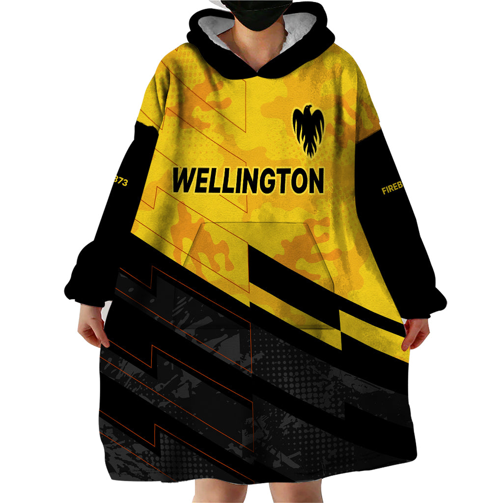 New Zealand Wellington Cricket Wearable Blanket Hoodie Firebirds Sporty Style - Vibe Hoodie Shop