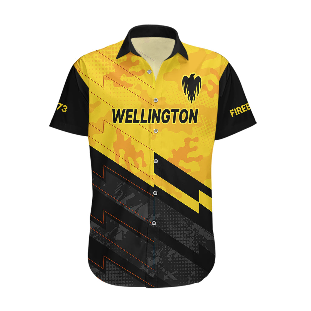 (Custom Text And Number) New Zealand Wellington Cricket Hawaiian Shirt Firebirds Sporty Style - Vibe Hoodie Shop