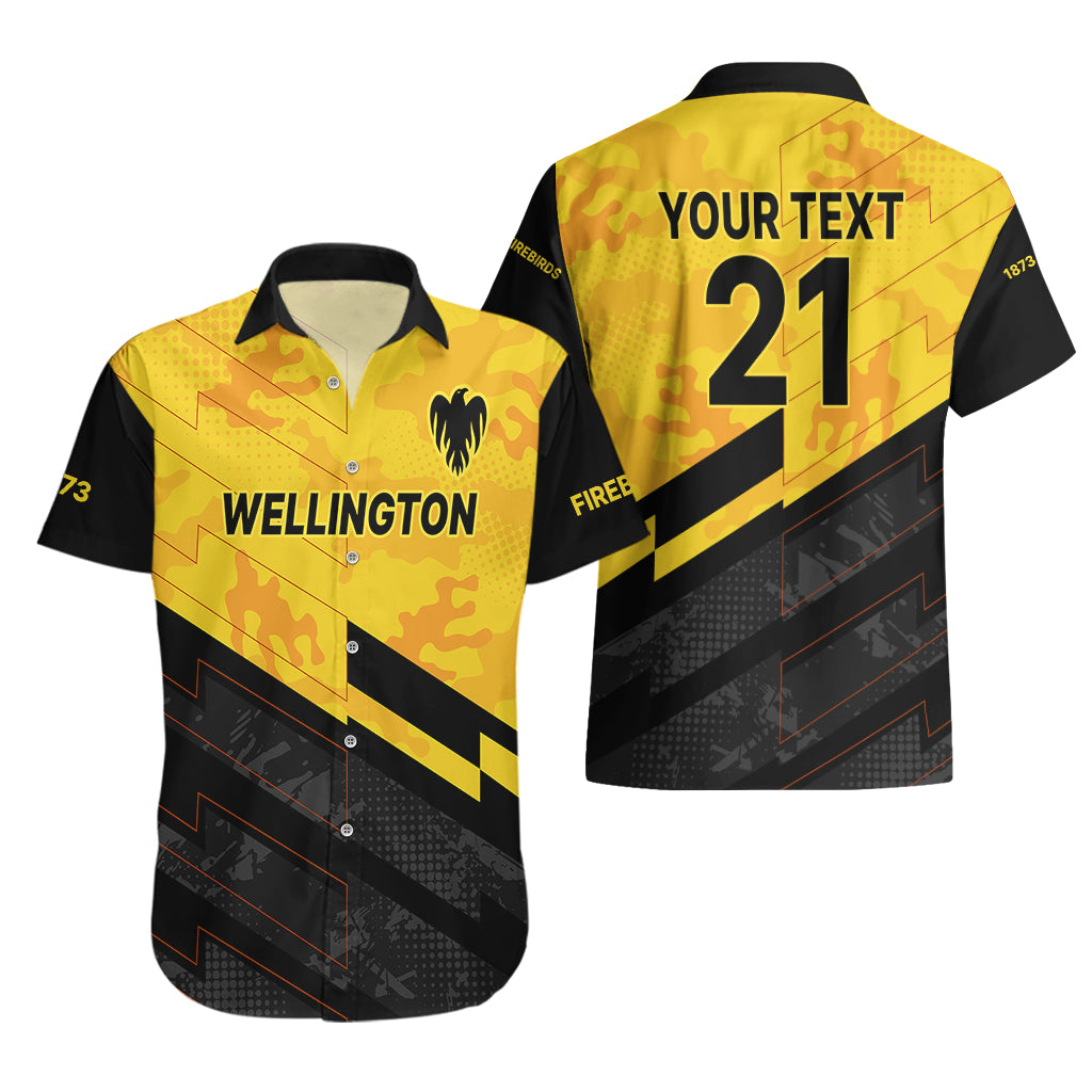 (Custom Text And Number) New Zealand Wellington Cricket Hawaiian Shirt Firebirds Sporty Style - Vibe Hoodie Shop