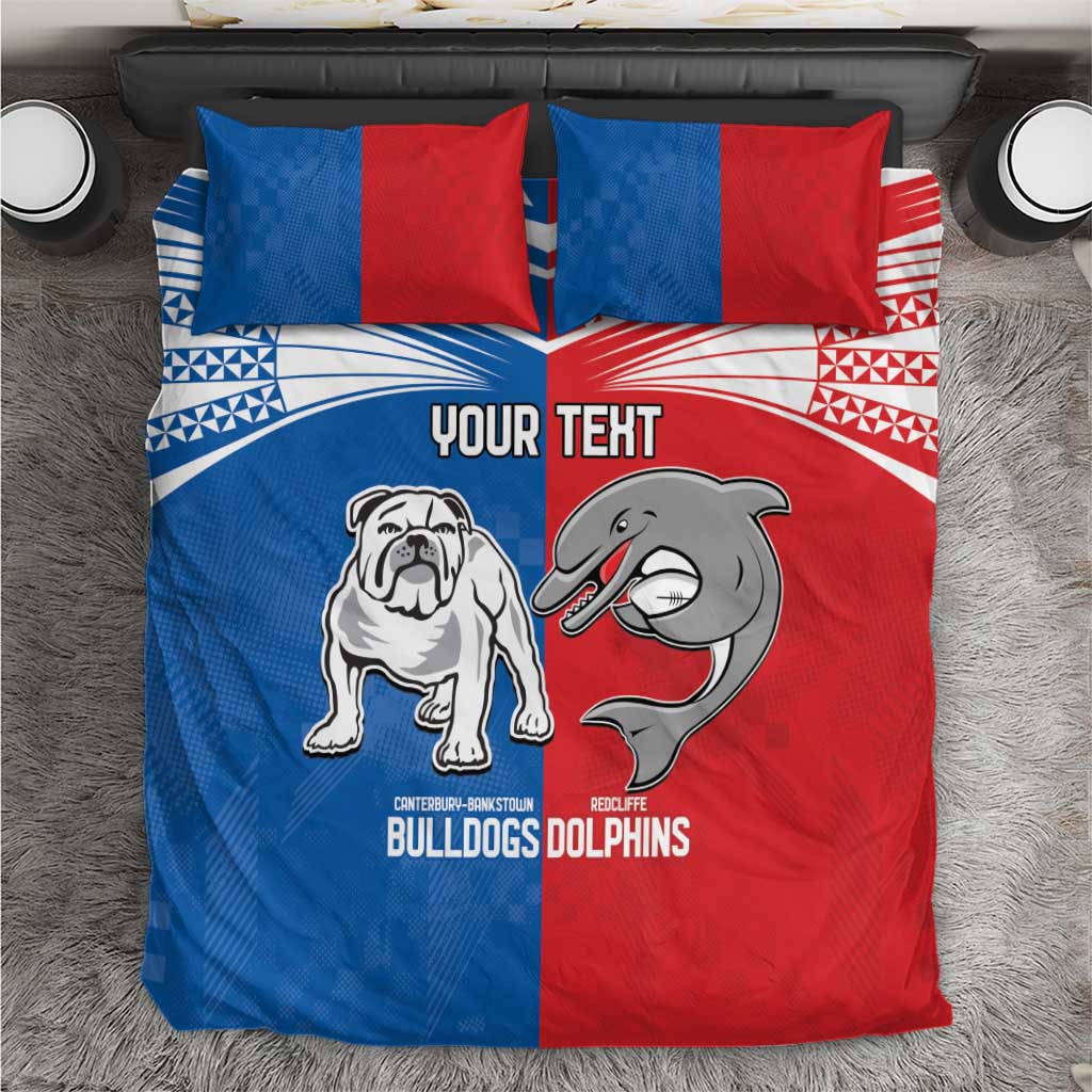 NRL Bulldogs and Dolphins Bedding Set Sporty Style - Vibe Hoodie Shop