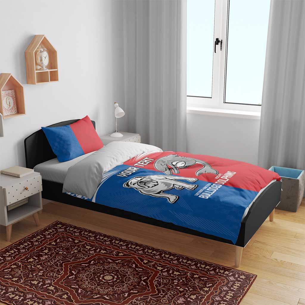 NRL Bulldogs and Dolphins Bedding Set Sporty Style - Vibe Hoodie Shop