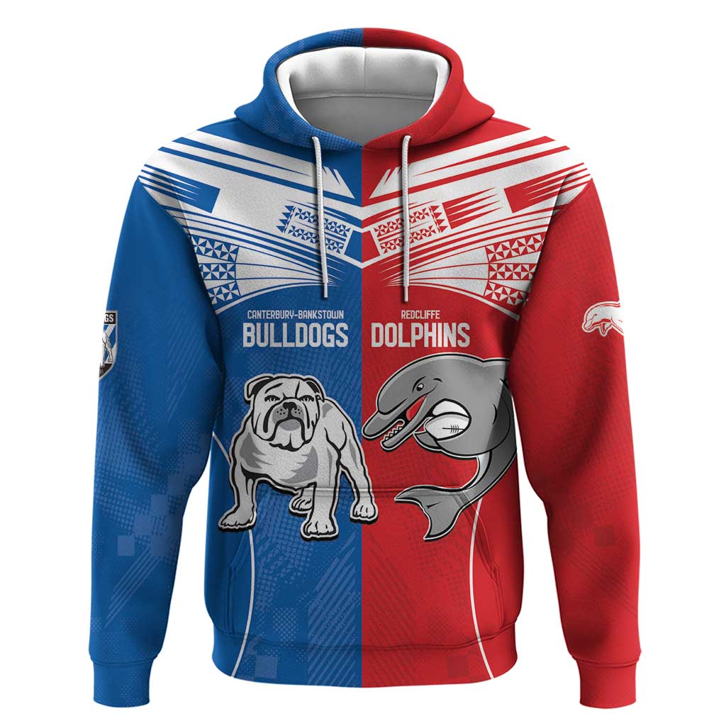 NRL Bulldogs and Dolphins Hoodie Sporty Style LT9 - Vibe Hoodie Shop