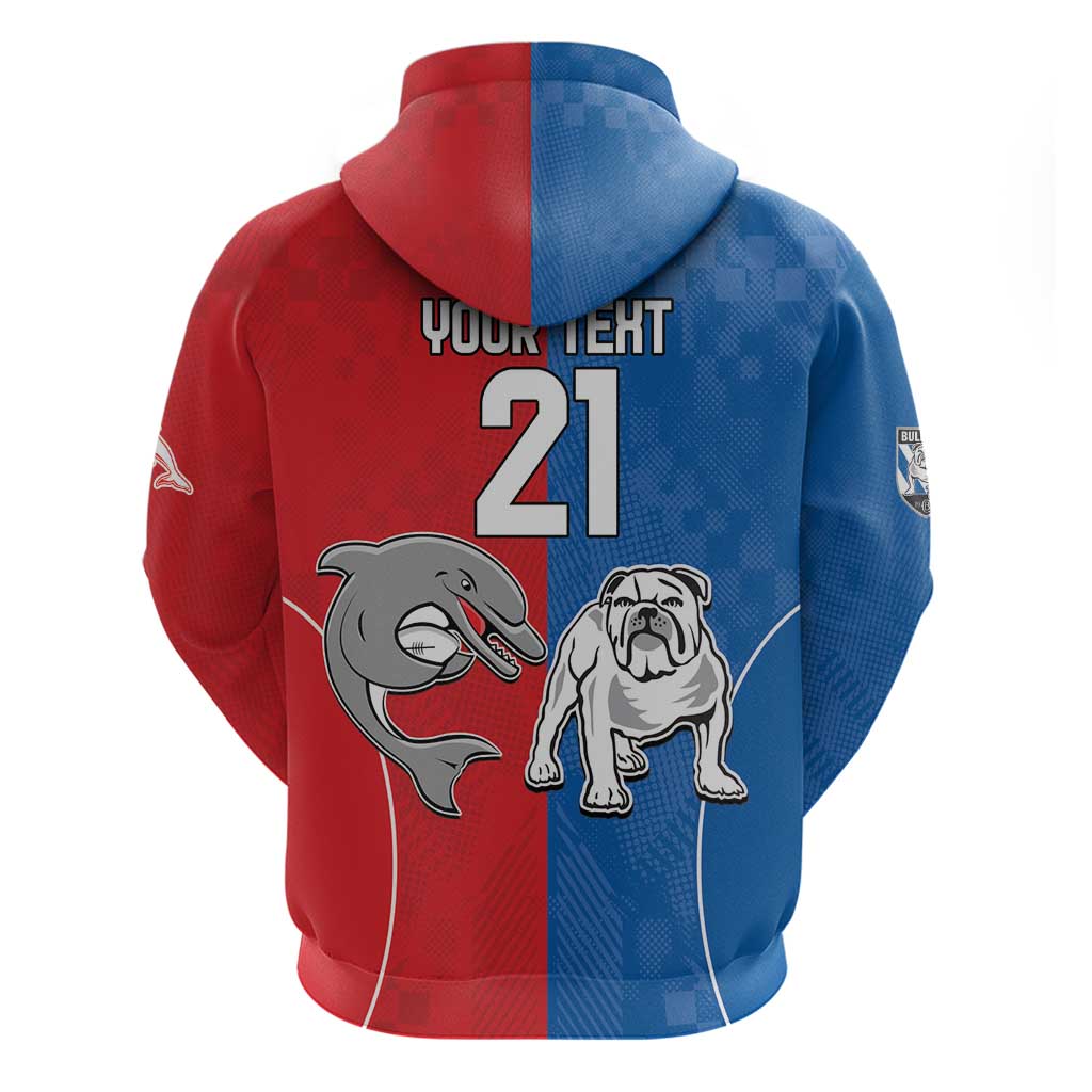 NRL Bulldogs and Dolphins Hoodie Sporty Style LT9 - Vibe Hoodie Shop