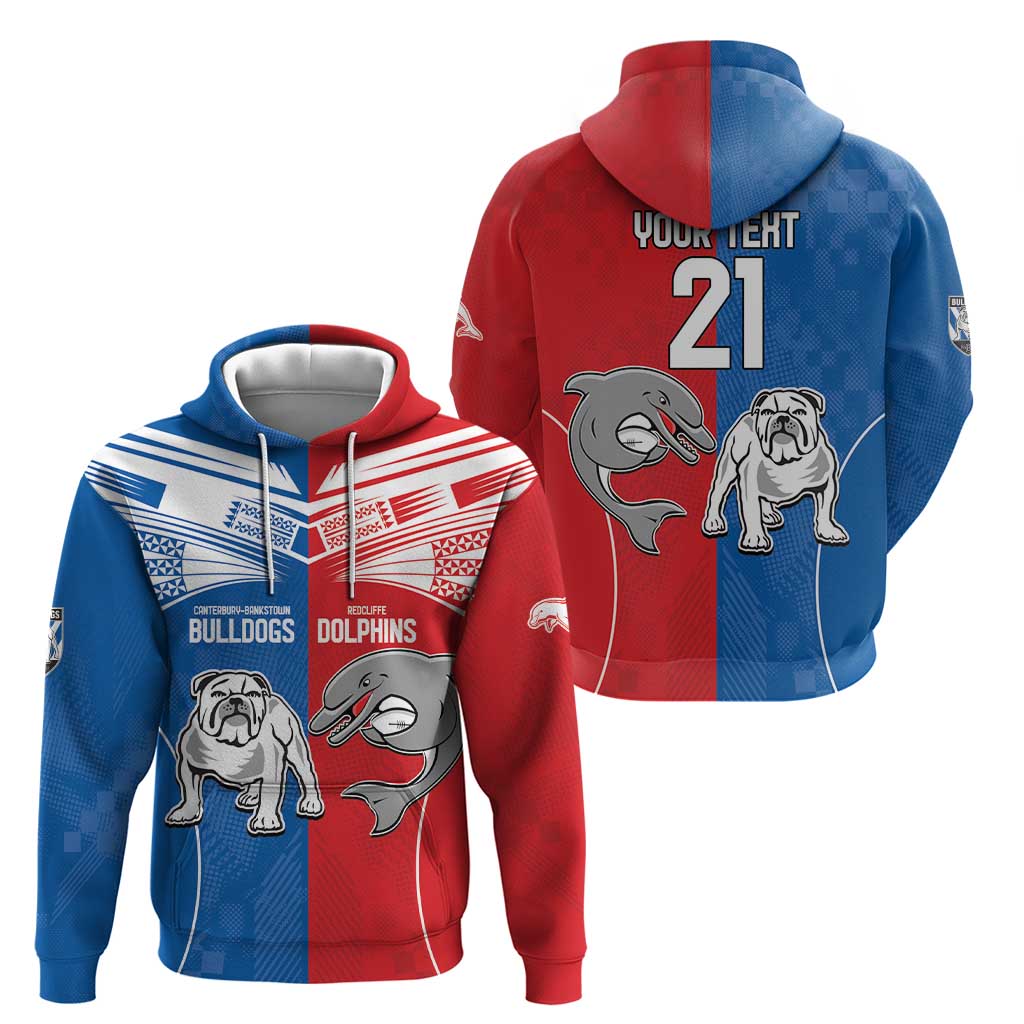 NRL Bulldogs and Dolphins Hoodie Sporty Style LT9 - Vibe Hoodie Shop