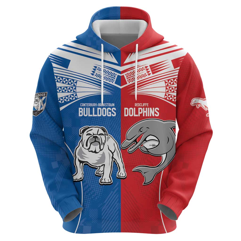 NRL Bulldogs and Dolphins Hoodie Sporty Style LT9 - Vibe Hoodie Shop