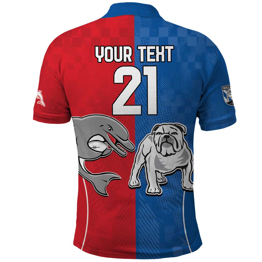 NRL Bulldogs and Dolphins Polo Shirt Sporty Style LT9 - Vibe Hoodie Shop