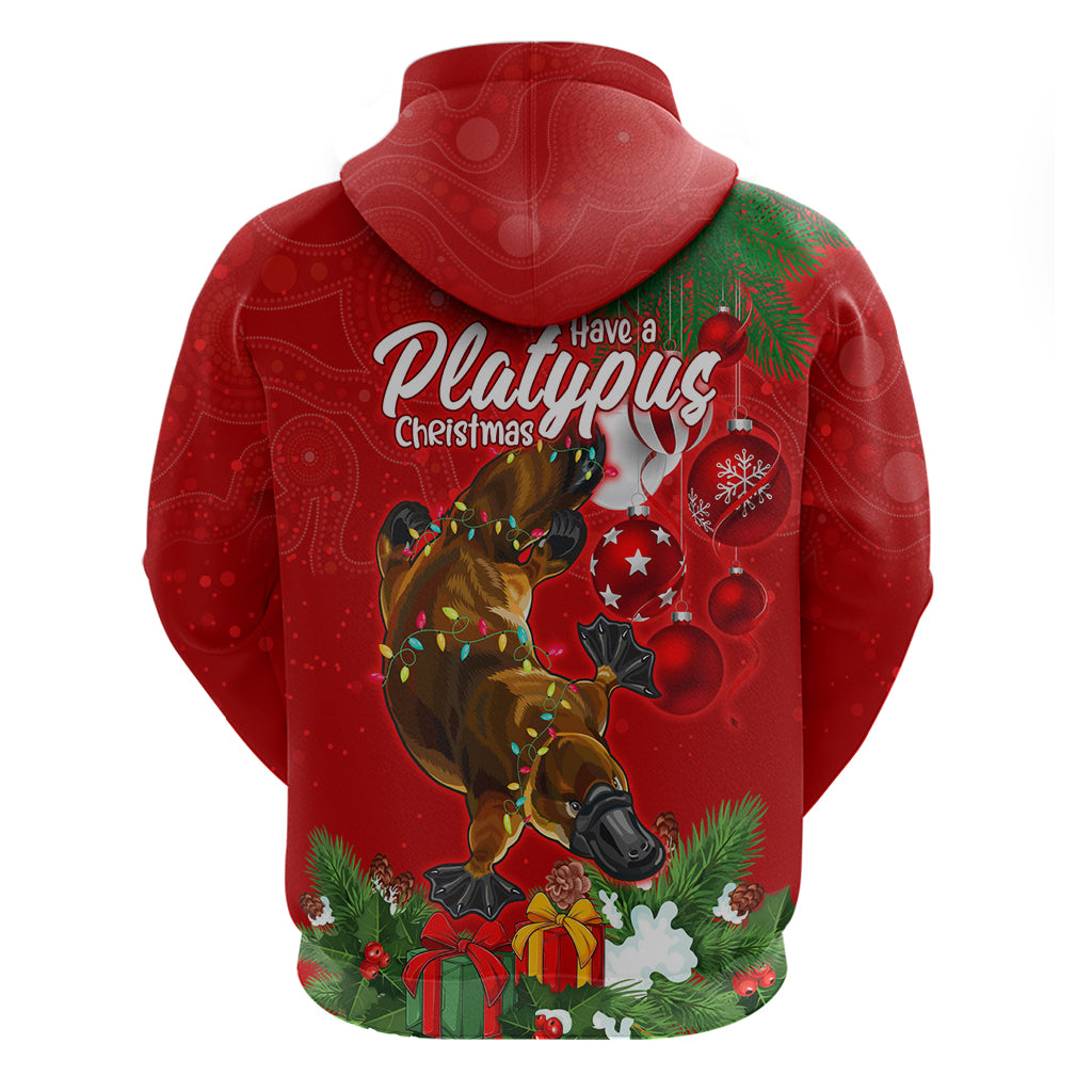 Platypus Lover Hoodie Australia Merry Christmas Aboriginal LT9 - Vibe Hoodie Shop