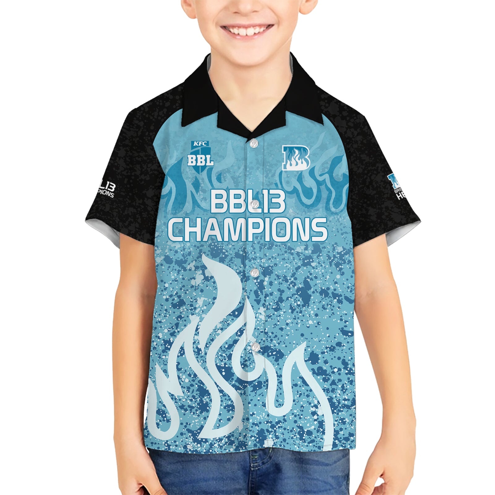 Custom Brisbane Heat Champions BBL13 Hawaiian Shirt - Vibe Hoodie Shop