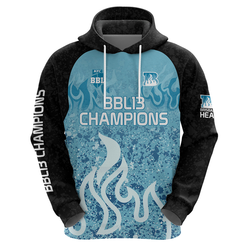 Custom Brisbane Heat Champions BBL13 Hoodie LT9 - Vibe Hoodie Shop