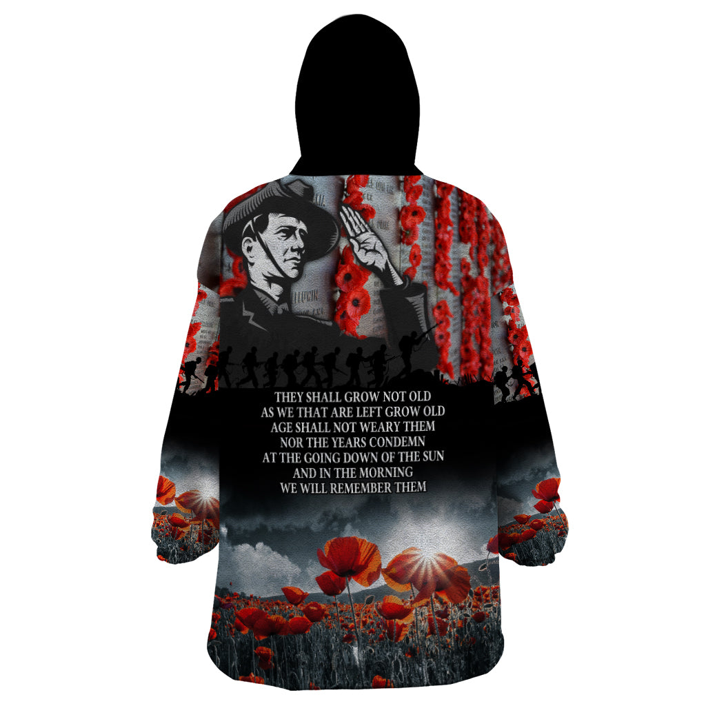 ANZAC DAY Heroes Of The Gallipoli Wearable Blanket Hoodie - Vibe Hoodie Shop