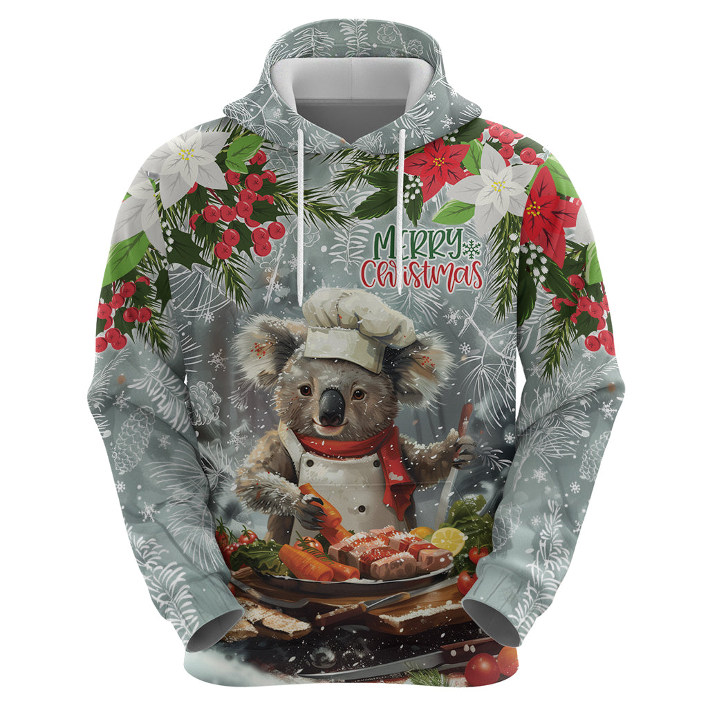 Personalised Koala Chef Christmas in July Hoodie LT9 - Vibe Hoodie Shop