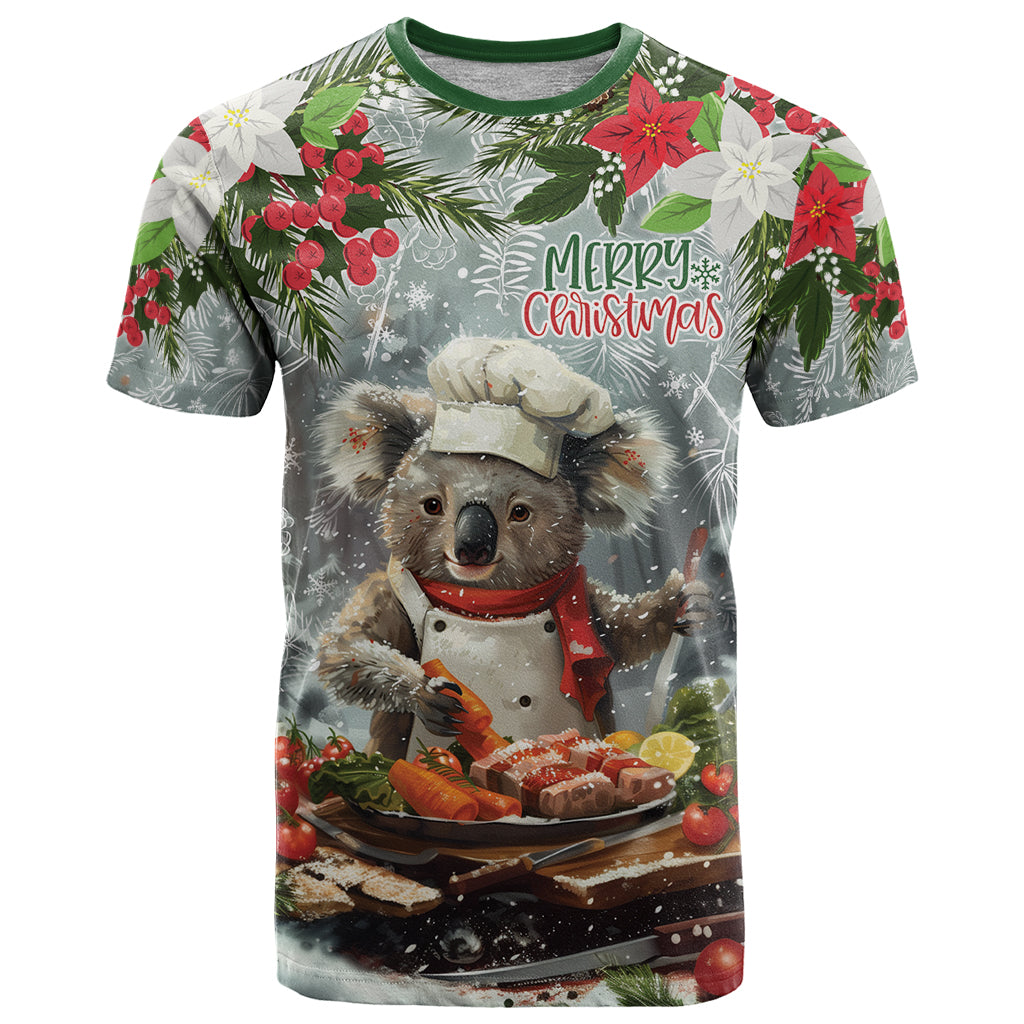 Personalised Koala Chef Christmas in July T Shirt LT9 - Vibe Hoodie Shop