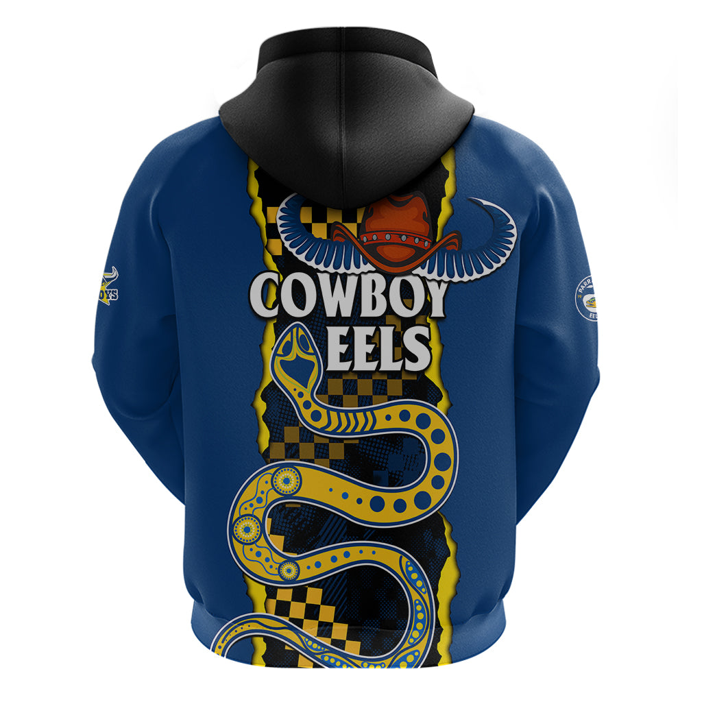 NRL Combine Cowboys and Parra Eels Hoodie Sporty Style LT9 - Vibe Hoodie Shop