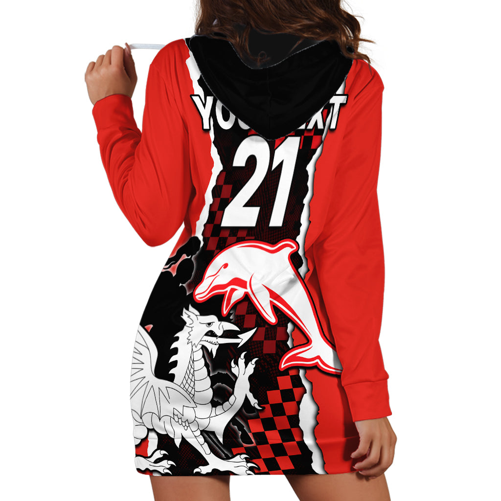 custom-text-and-number-nrl-combine-dolphins-and-dragons-hoodie-dress-sporty-style