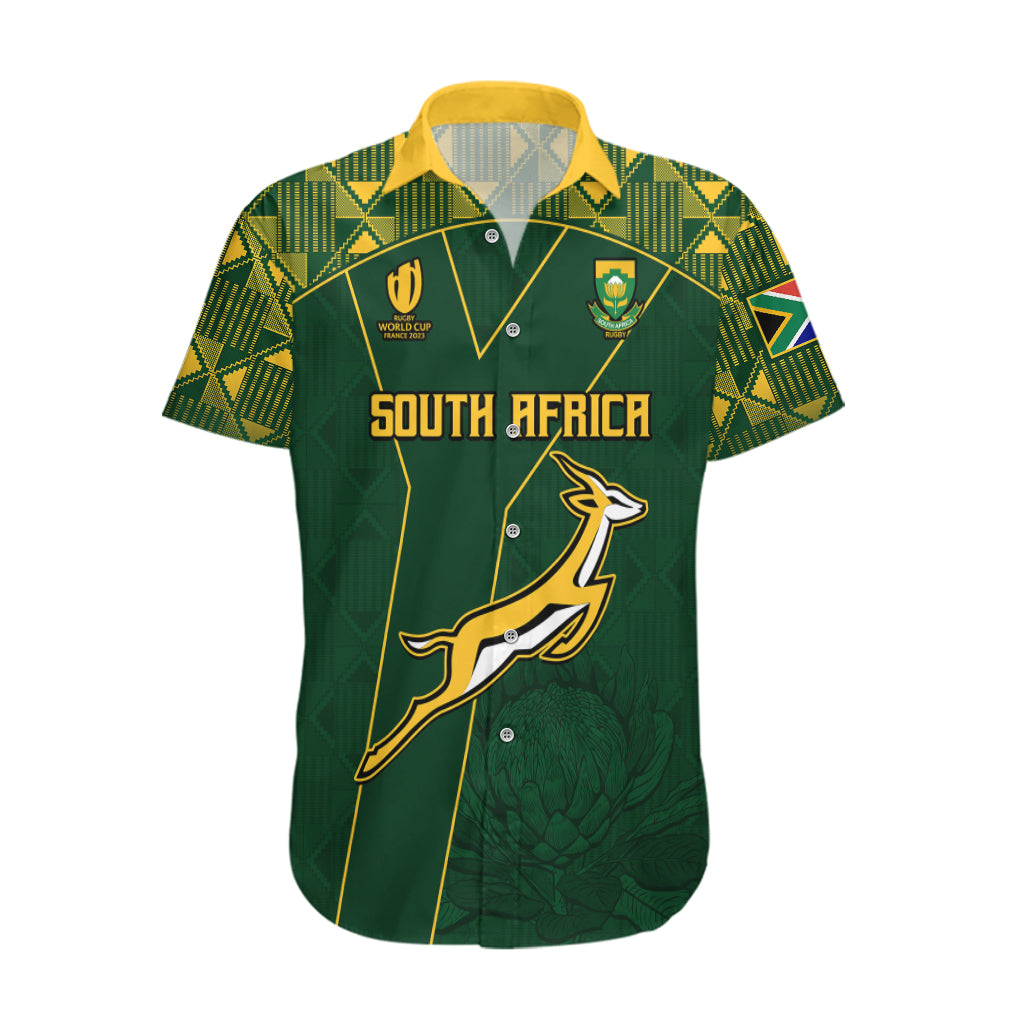 Custom Springboks Rugby Hawaiian Shirt South Africa Go Champions World Cup 2023 - Vibe Hoodie Shop