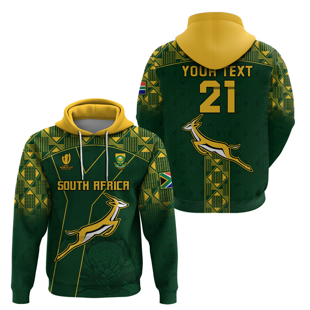 Custom Springboks Rugby Hoodie South Africa Go Champions World Cup 2023 LT9 - Vibe Hoodie Shop