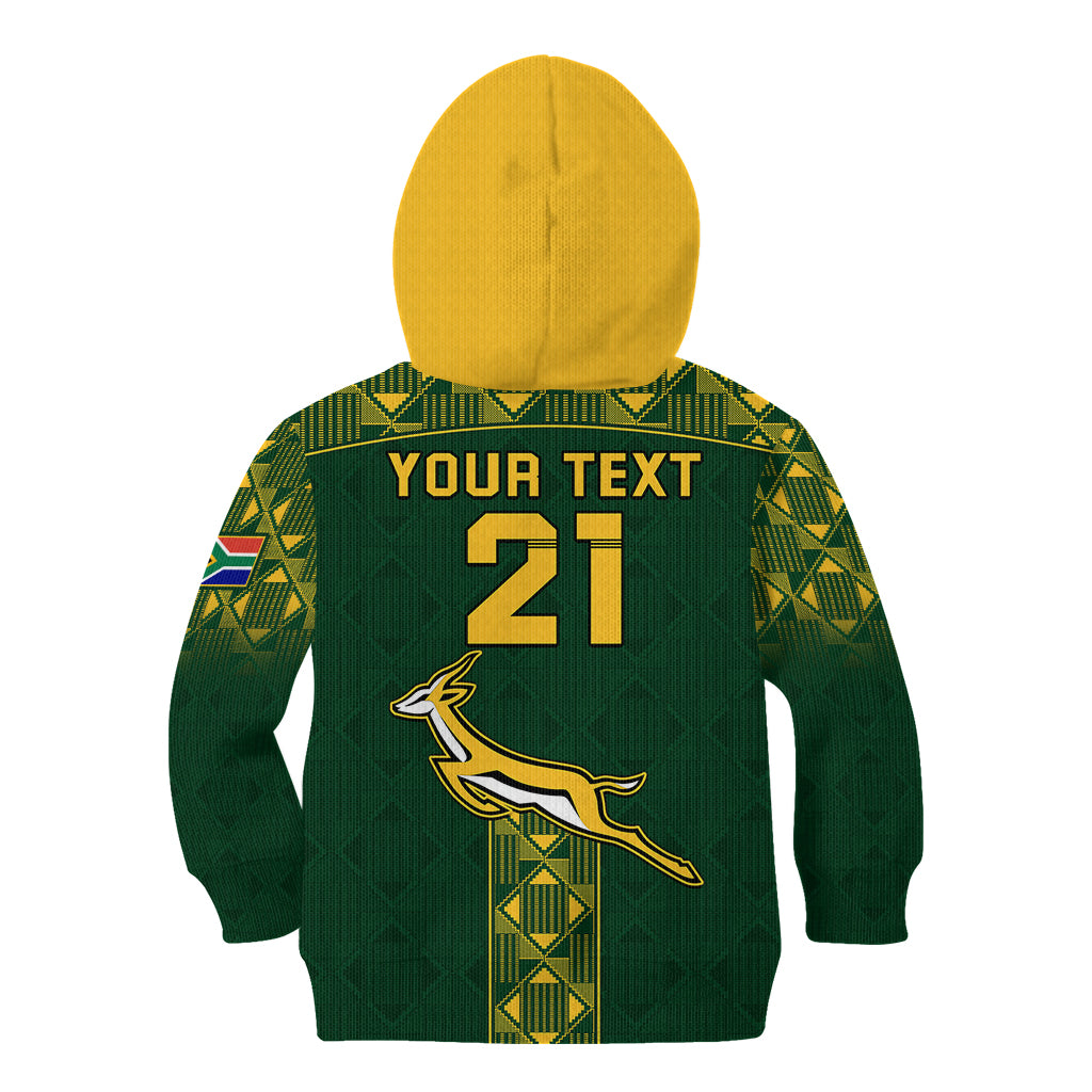 Custom Springboks Rugby Kid Hoodie South Africa Go Champions World Cup 2023 - Vibe Hoodie Shop