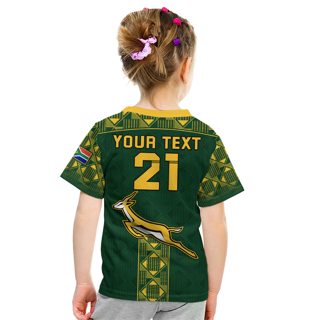 Custom Springboks Rugby Kid T Shirt South Africa Go Champions World Cup 2023 - Vibe Hoodie Shop