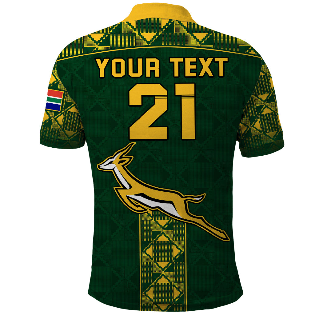 Custom Springboks Rugby Polo Shirt South Africa Go Champions World Cup 2023 LT9 - Vibe Hoodie Shop