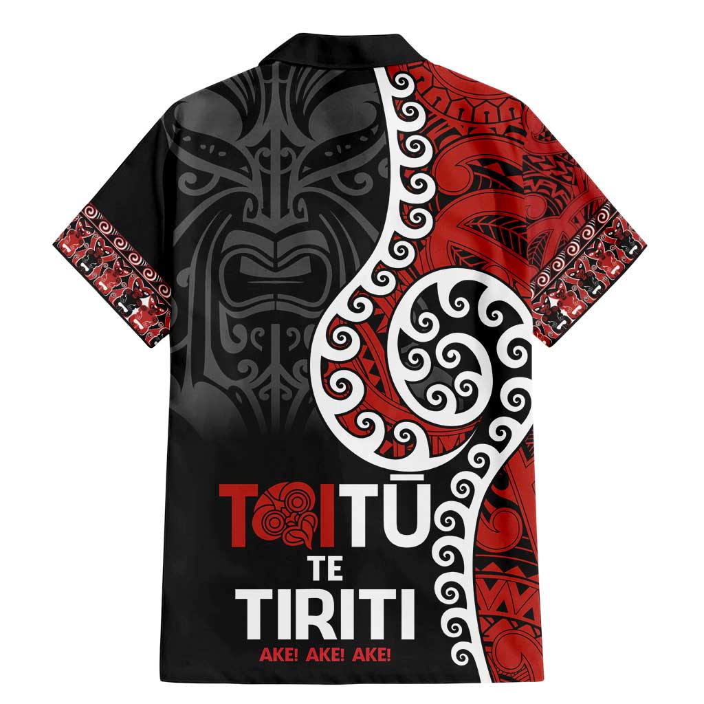 Honour The Treaty New Zealand Family Matching Mermaid Dress and Hawaiian Shirt Toitu Te Tiriti Ake!Ake!Ake!