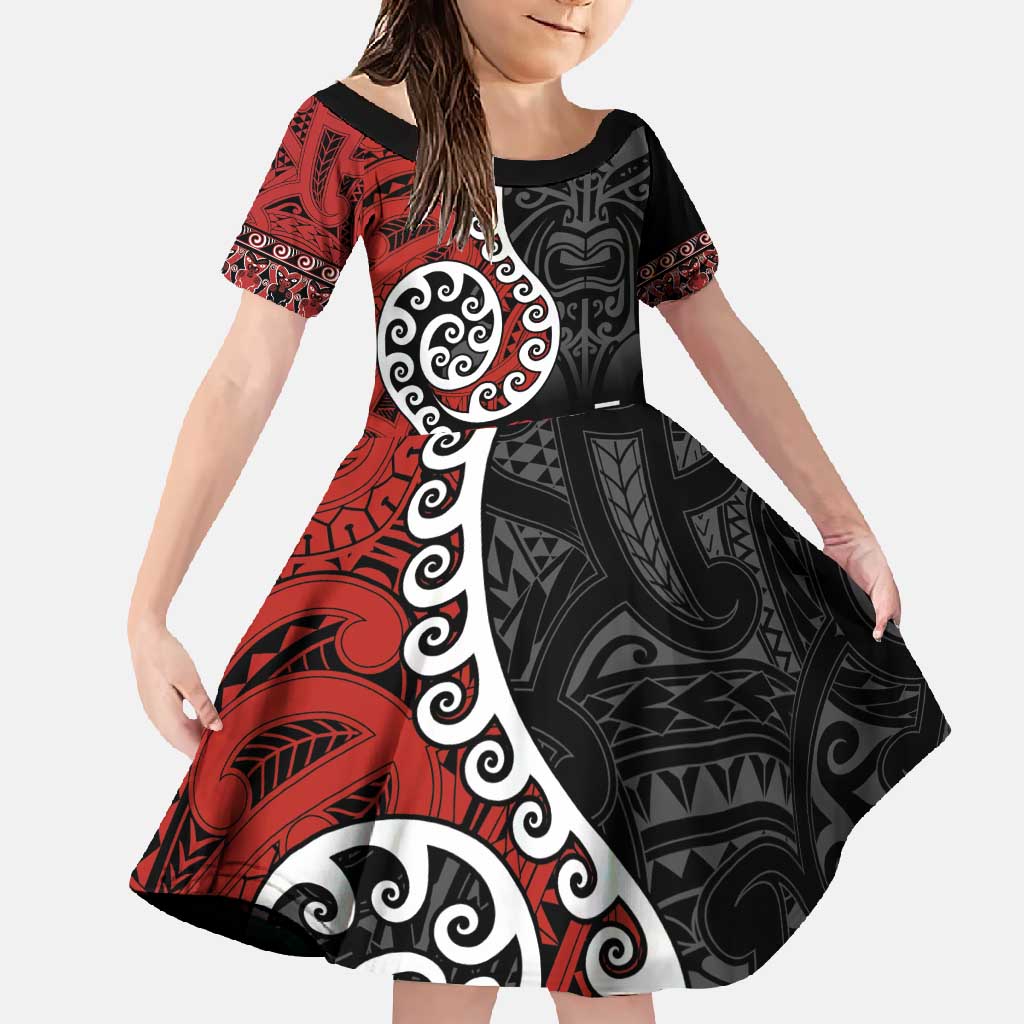 Honour The Treaty New Zealand Family Matching Short Sleeve Bodycon Dress and Hawaiian Shirt Toitu Te Tiriti Ake!Ake!Ake!