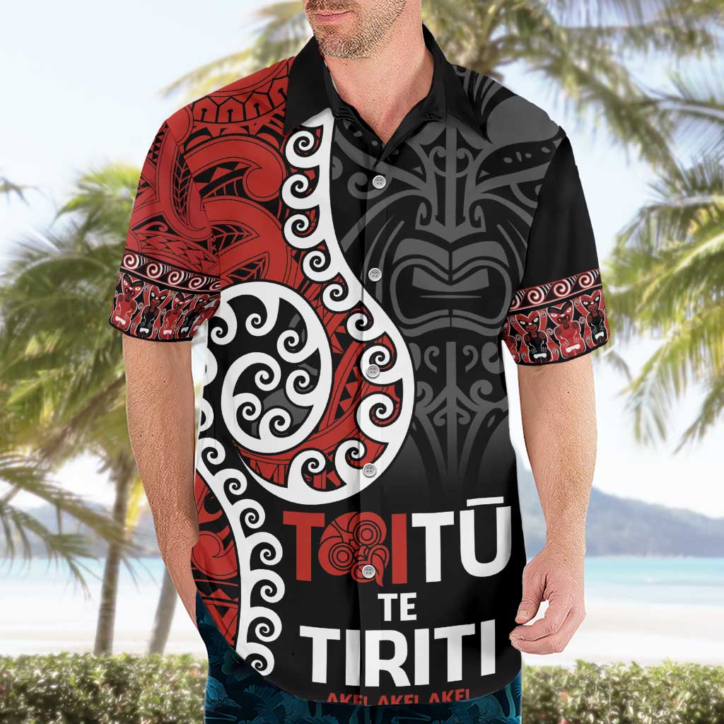 Honour The Treaty New Zealand Hawaiian Shirt Toitu Te Tiriti Ake!Ake!Ake! - Vibe Hoodie Shop