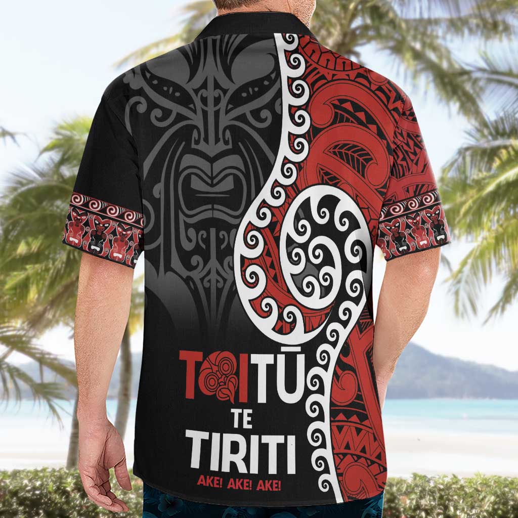 Honour The Treaty New Zealand Hawaiian Shirt Toitu Te Tiriti Ake!Ake!Ake! - Vibe Hoodie Shop