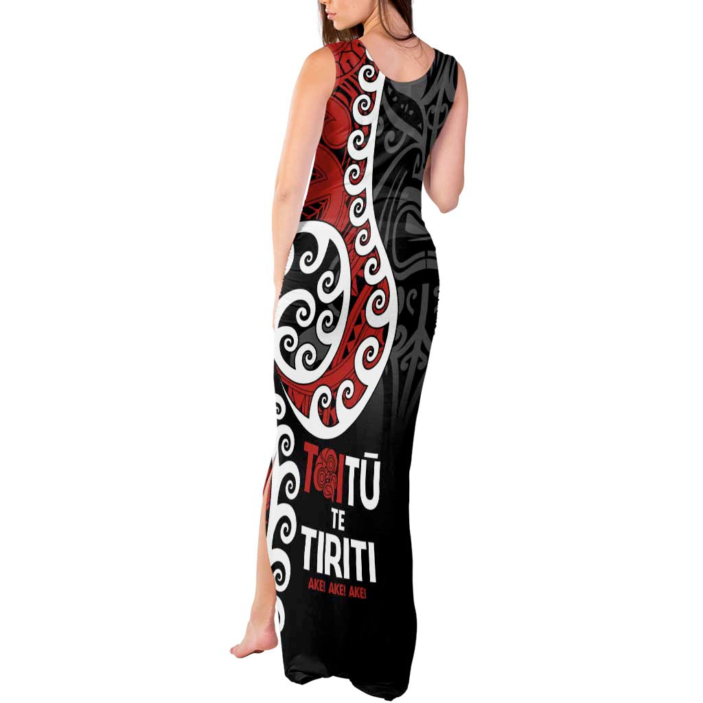 Honour The Treaty New Zealand Tank Maxi Dress Toitu Te Tiriti Ake!Ake!Ake!