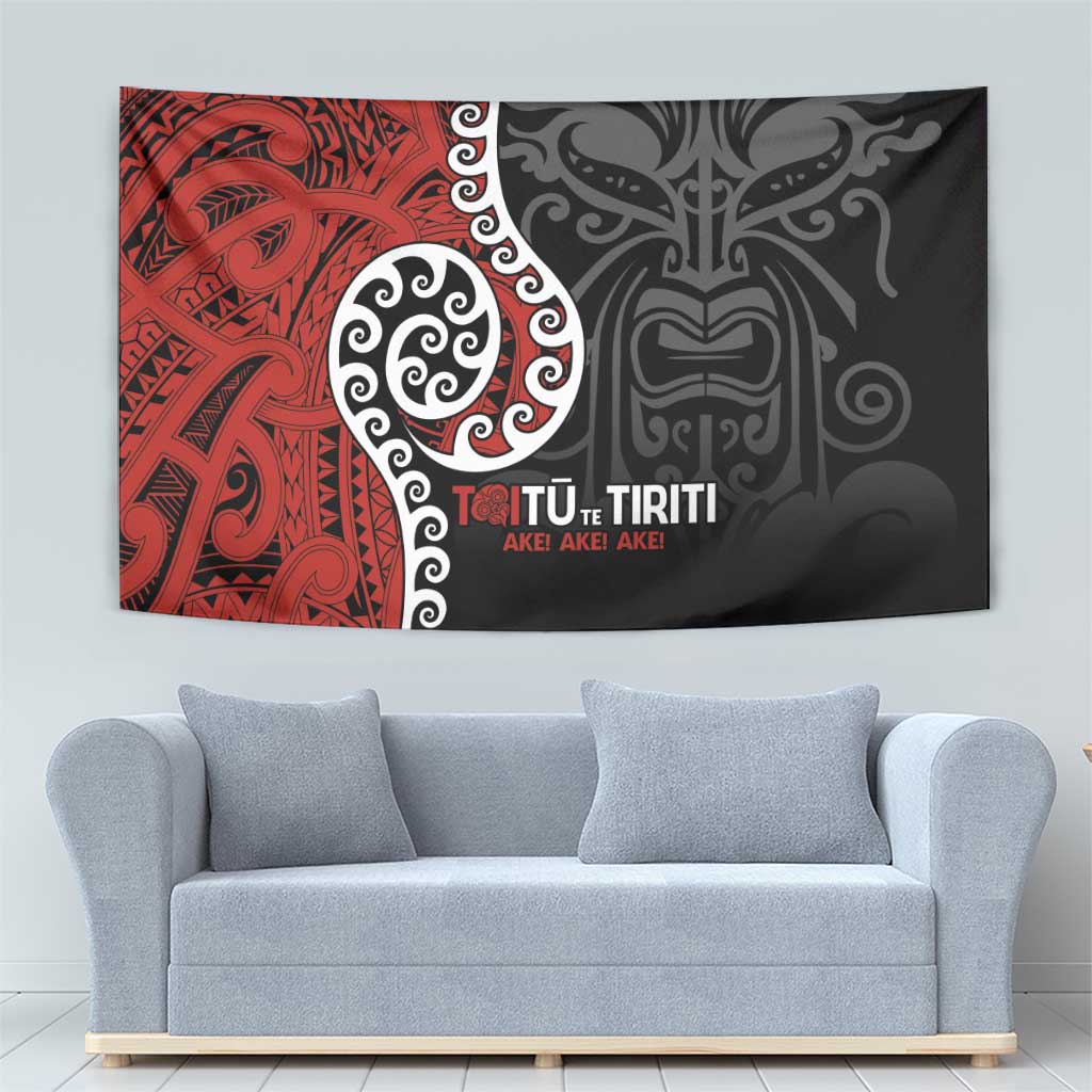 Honour The Treaty New Zealand Tapestry Toitu Te Tiriti Ake!Ake!Ake! - Vibe Hoodie Shop