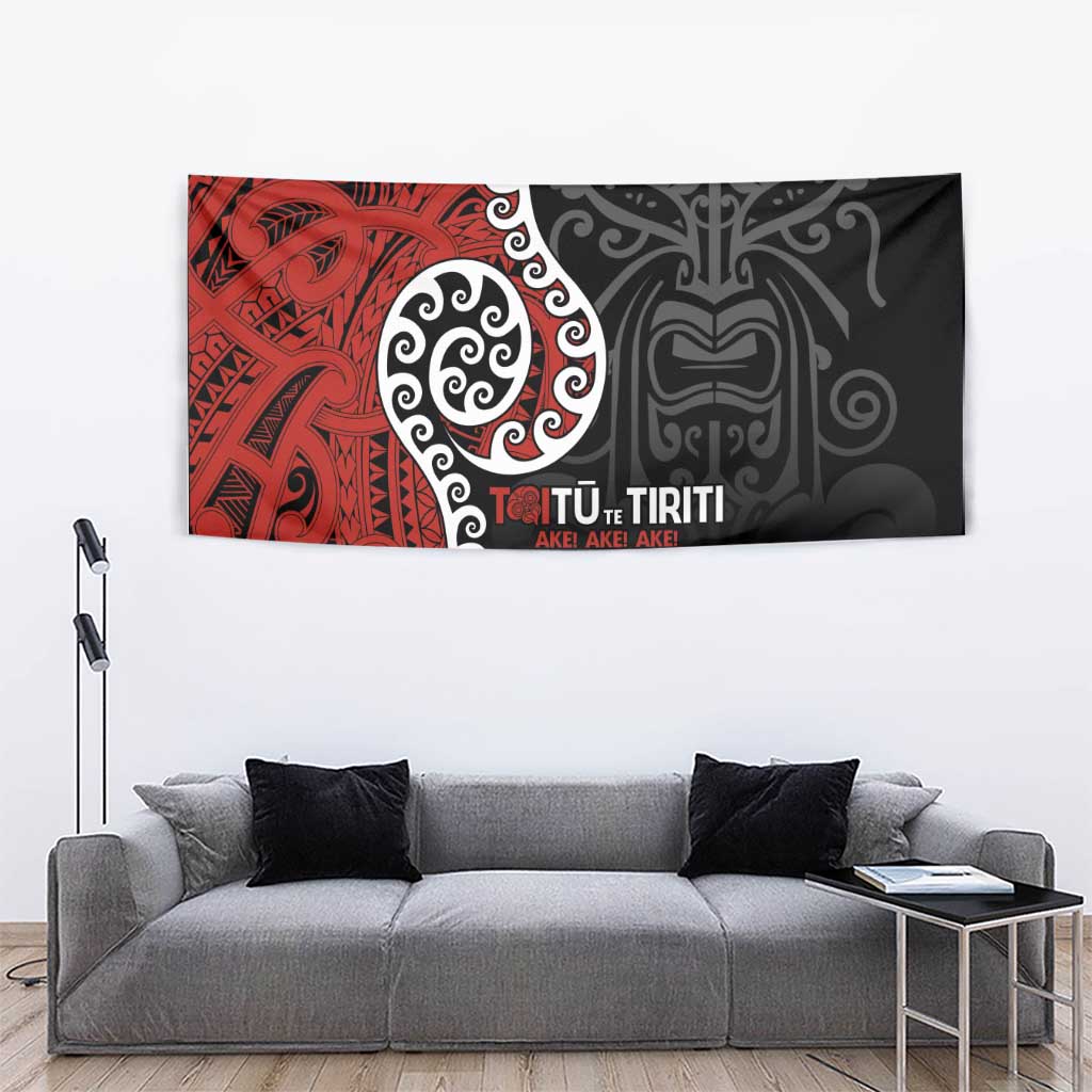 Honour The Treaty New Zealand Tapestry Toitu Te Tiriti Ake!Ake!Ake! - Vibe Hoodie Shop