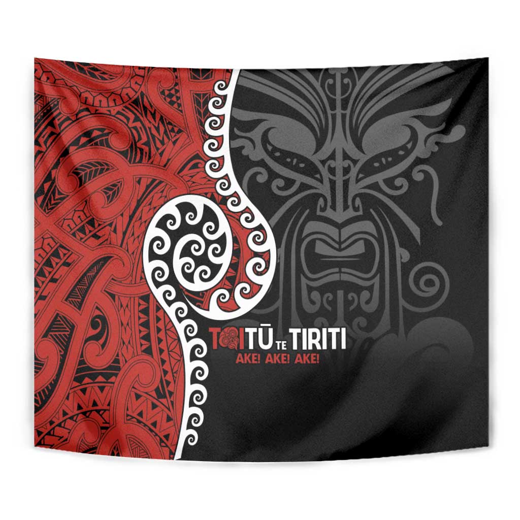 Honour The Treaty New Zealand Tapestry Toitu Te Tiriti Ake!Ake!Ake! - Vibe Hoodie Shop