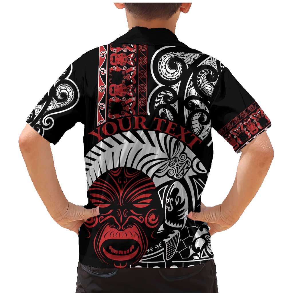 Honour The Treaty New Zealand Personalised Family Matching Mermaid Dress and Hawaiian Shirt Toitu Te Tiriti Indigenous Maori Face