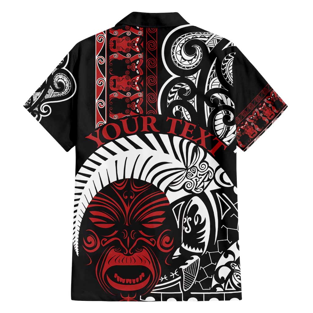 Honour The Treaty New Zealand Personalised Family Matching Off Shoulder Maxi Dress and Hawaiian Shirt Toitu Te Tiriti Indigenous Maori Face