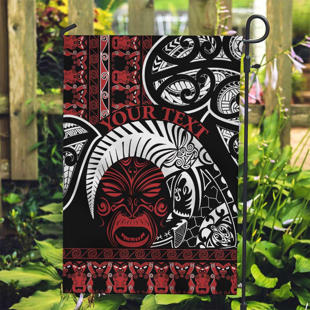 Honour The Treaty New Zealand Personalised Garden Flag Toitu Te Tiriti Indigenous Maori Face - Vibe Hoodie Shop