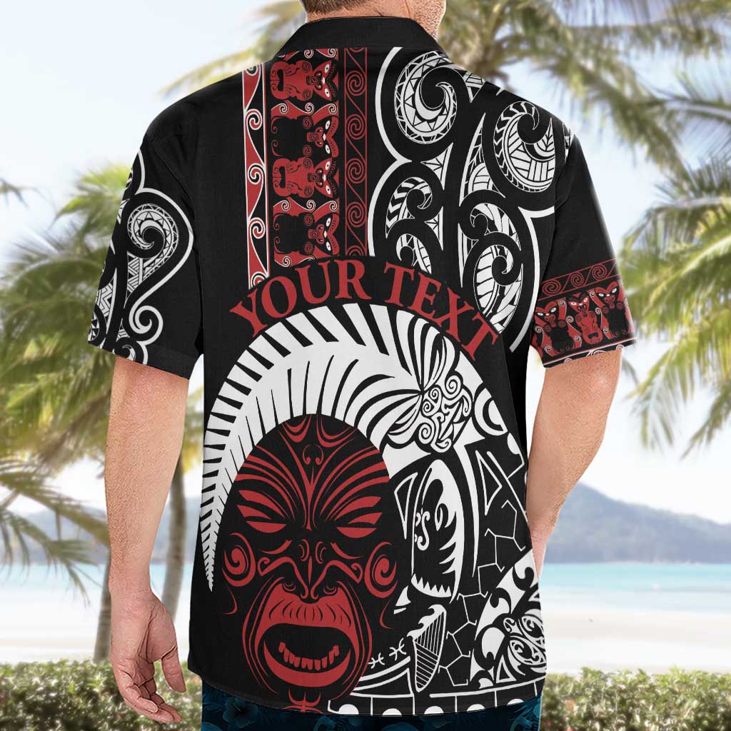 Honour The Treaty New Zealand Personalised Hawaiian Shirt Toitu Te Tiriti Indigenous Maori Face - Vibe Hoodie Shop