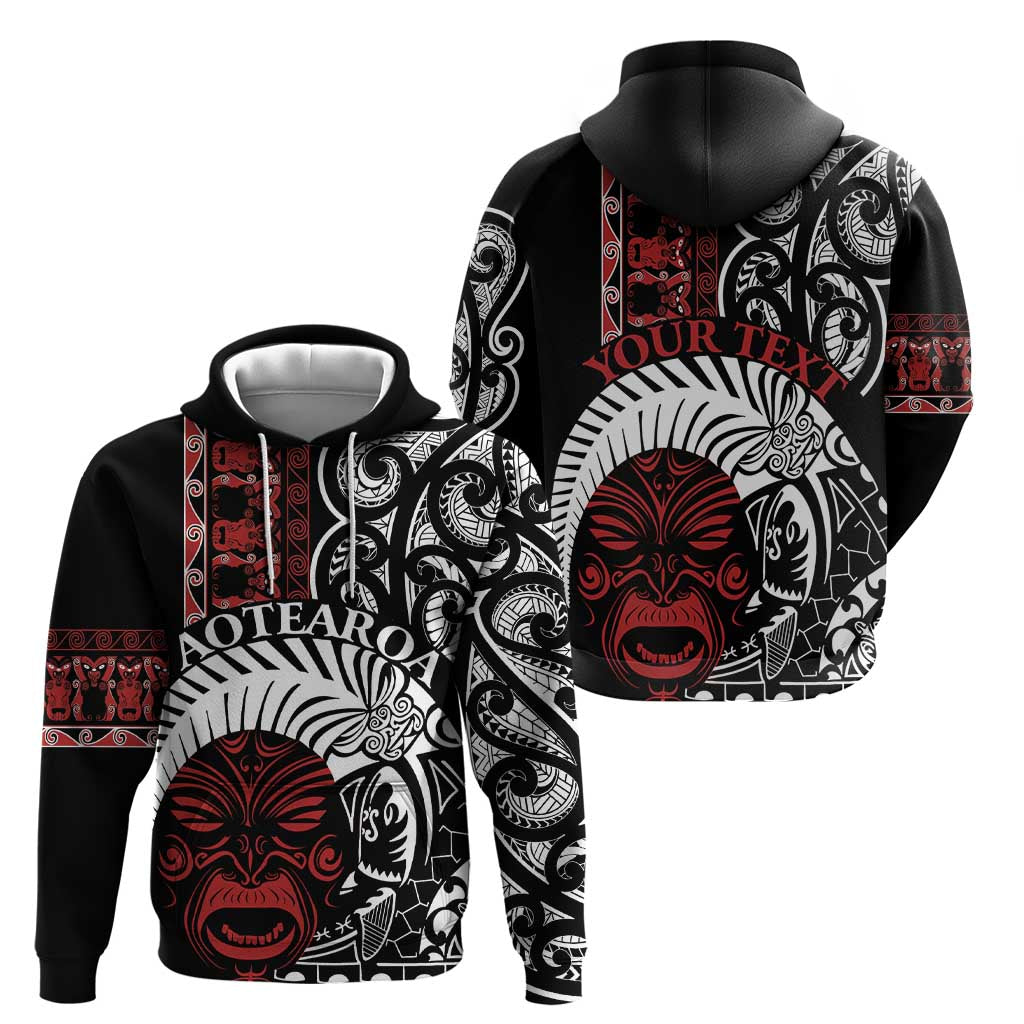 Honour The Treaty New Zealand Personalised Hoodie Toitu Te Tiriti Indigenous Maori Face LT9 - Vibe Hoodie Shop