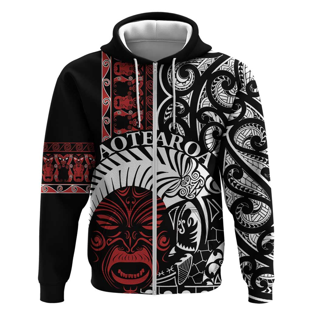 Honour The Treaty New Zealand Personalised Hoodie Toitu Te Tiriti Indigenous Maori Face LT9 - Vibe Hoodie Shop