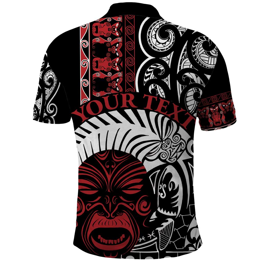 Honour The Treaty New Zealand Personalised Polo Shirt Toitu Te Tiriti Indigenous Maori Face LT9 - Vibe Hoodie Shop