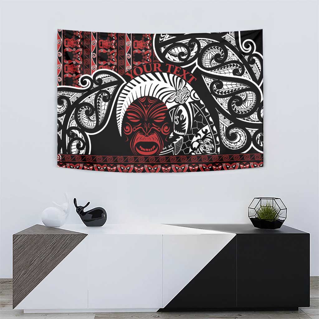 Honour The Treaty New Zealand Personalised Tapestry Toitu Te Tiriti Indigenous Maori Face - Vibe Hoodie Shop