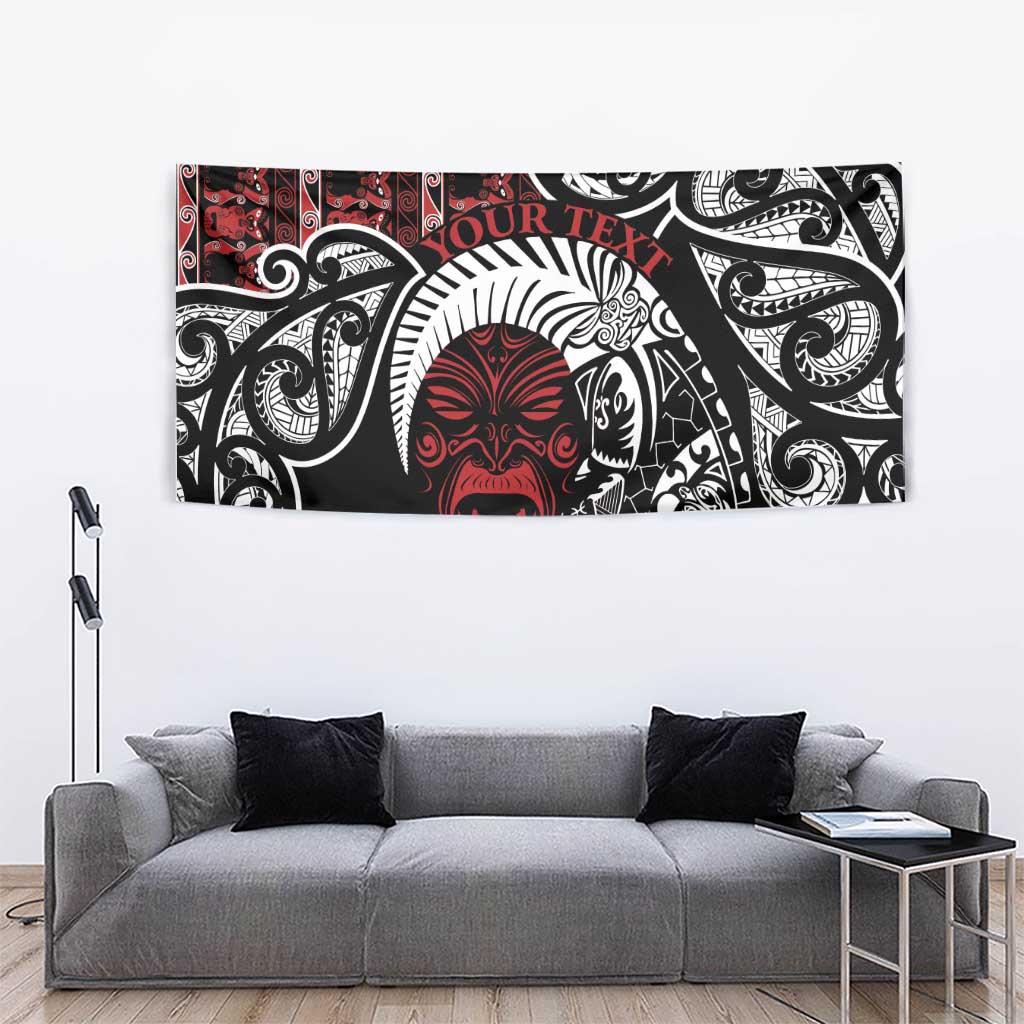 Honour The Treaty New Zealand Personalised Tapestry Toitu Te Tiriti Indigenous Maori Face - Vibe Hoodie Shop