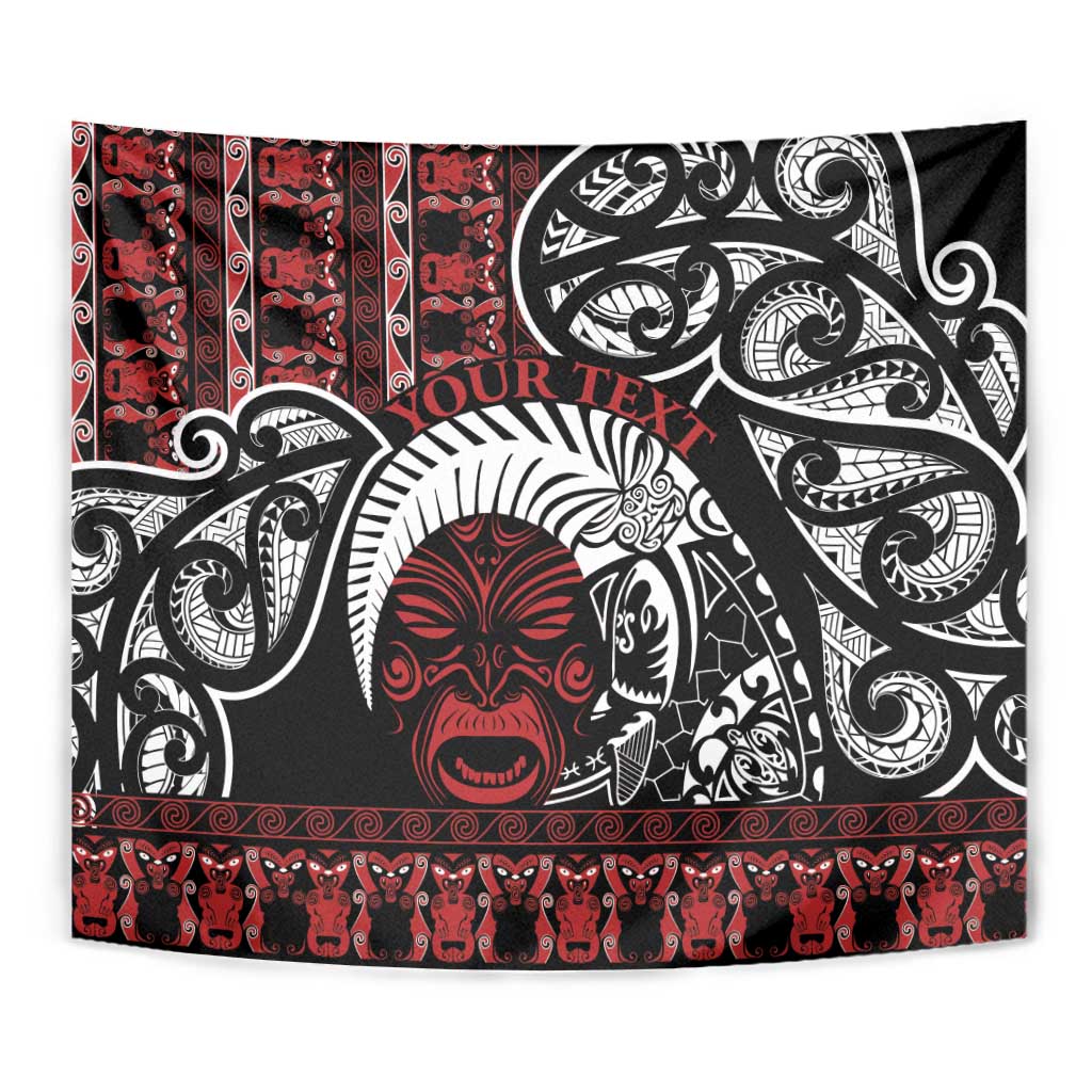 Honour The Treaty New Zealand Personalised Tapestry Toitu Te Tiriti Indigenous Maori Face - Vibe Hoodie Shop