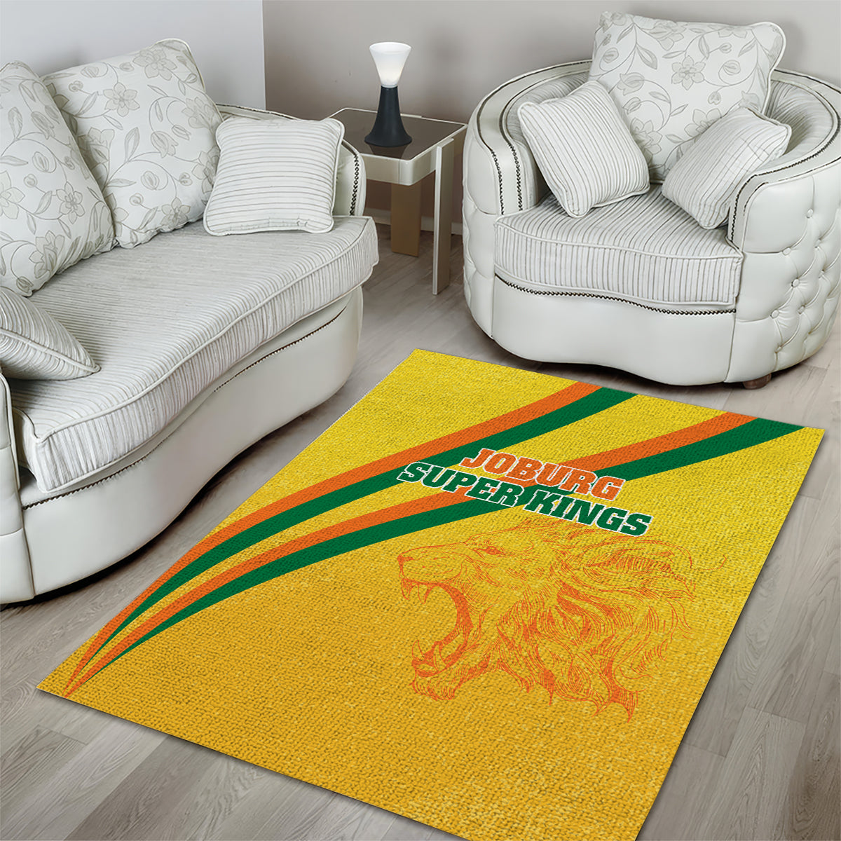 Joburg Super Kings Custom Area Rug South African Cricket 2024 Sporty - Vibe Hoodie Shop