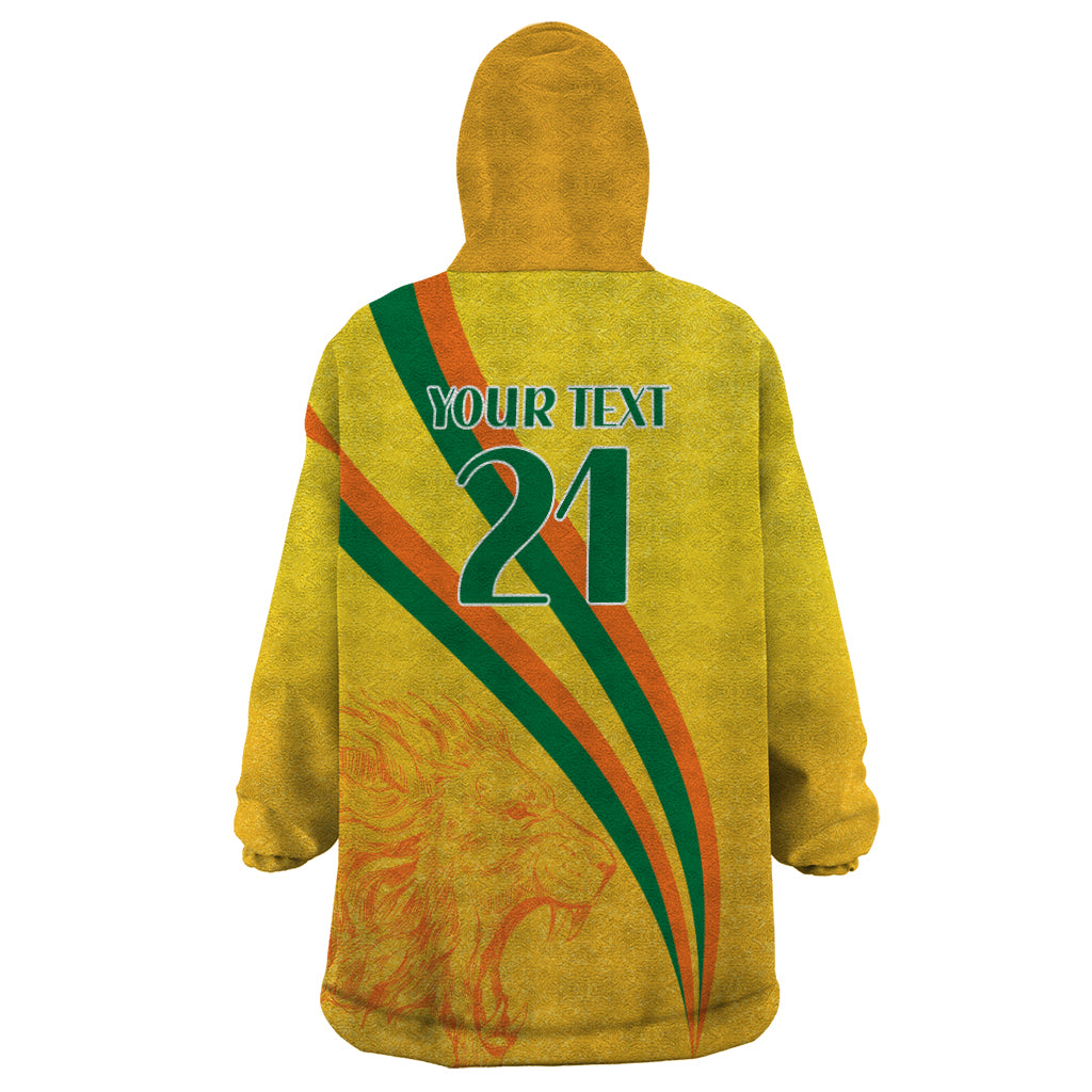 Joburg Super Kings Custom Wearable Blanket Hoodie South African Cricket 2024 Sporty - Vibe Hoodie Shop