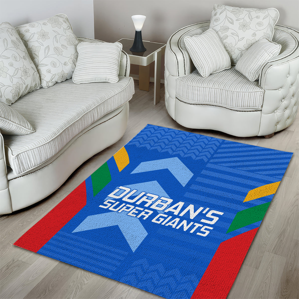 Durbans Super Giants Custom Area Rug South African Cricket 2024 Sporty - Vibe Hoodie Shop